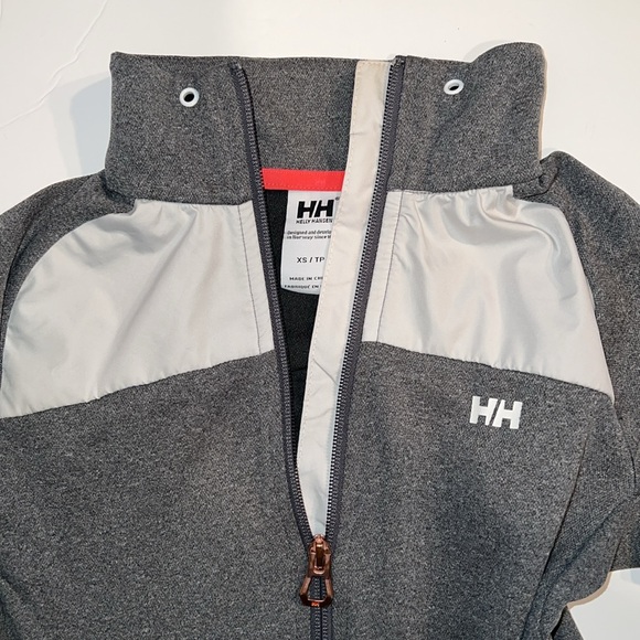 Helly Hansen Jacket Women XS Gray Full Zip Track Jacket Training Activewear Vali - Picture 6 of 9